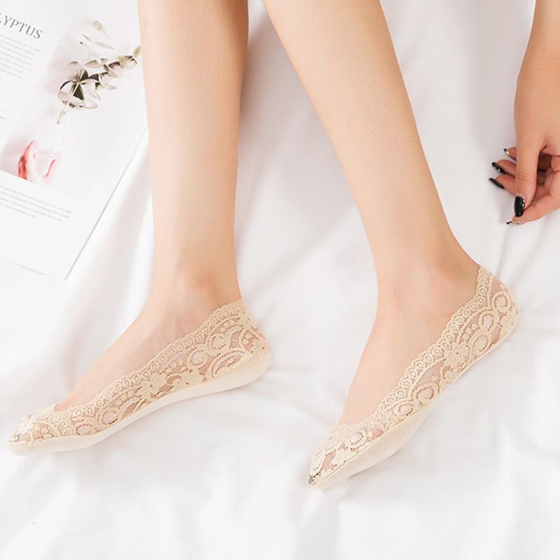 Calcetines de damas suaves con una punta que no