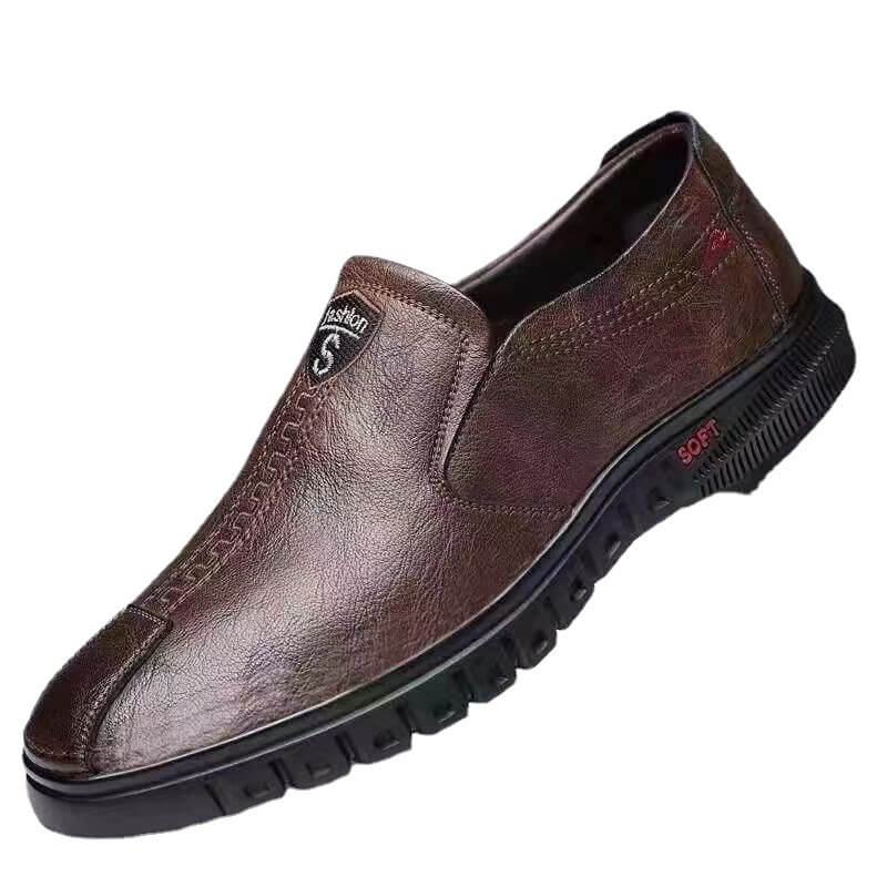 Zapatos para hombres hechos a mano hechos de cuero
