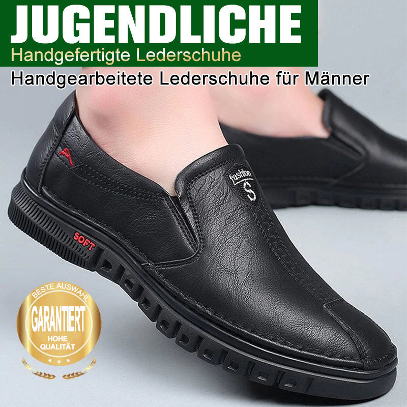 Zapatos para hombres hechos a mano hechos de cuero