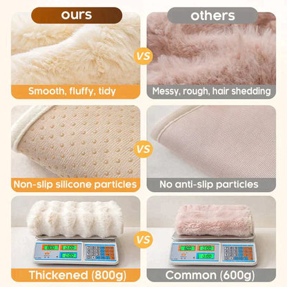 Softaschoner fatto di peluche di coniglio addensato