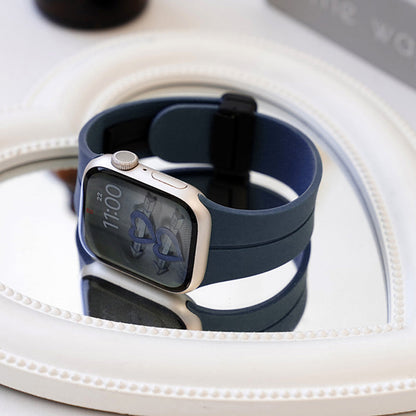 Bracelet en silicone magnétique pour Apple Watch （50% de réduction）