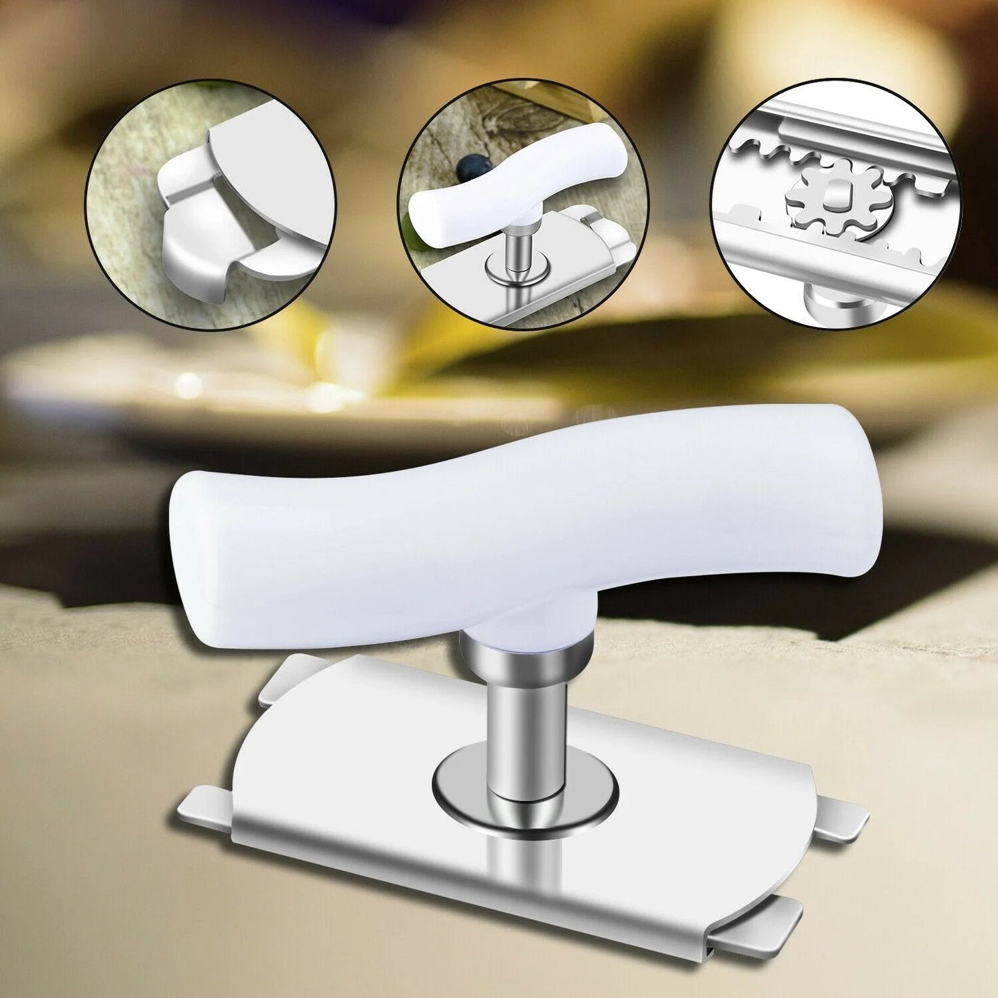 Easy Open glass opener with adjustable handle