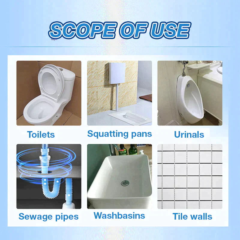 Agent de sancle actif des toilettes