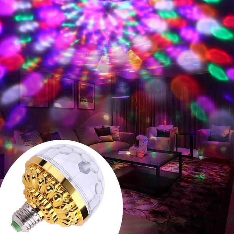 💥Stor nyårsrea 49% RABATT💥 Färgglad roterande discokula