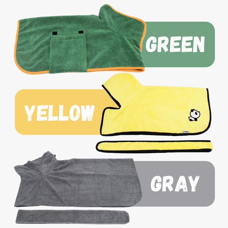 Super absorbent bathrobe for pets