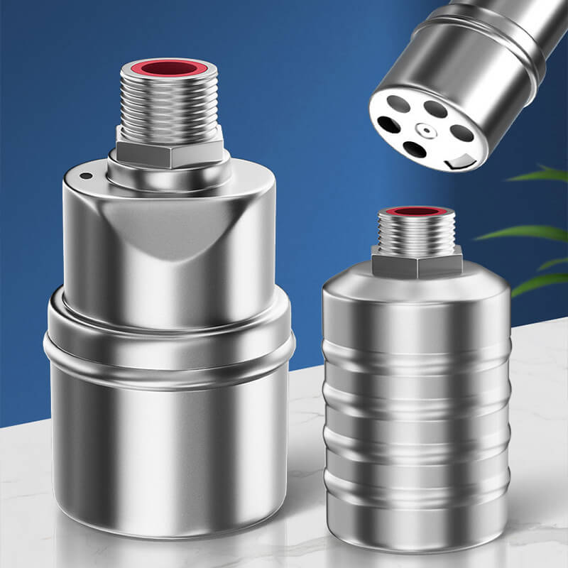 Fully automatic float valve for the water level control made of stainless steel 304