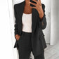 Reverskragen Schlanke Strickjacke Elegante Anzugjacke (50 % RABATT)