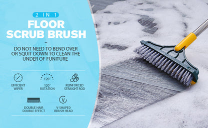 🎅Christmas cleaning🎅2-in-1 cleaning brush with soft wiper