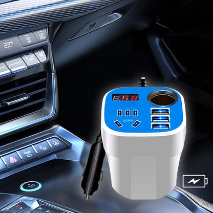 Dans la voiture assemblée, chargeur QC en onduleur