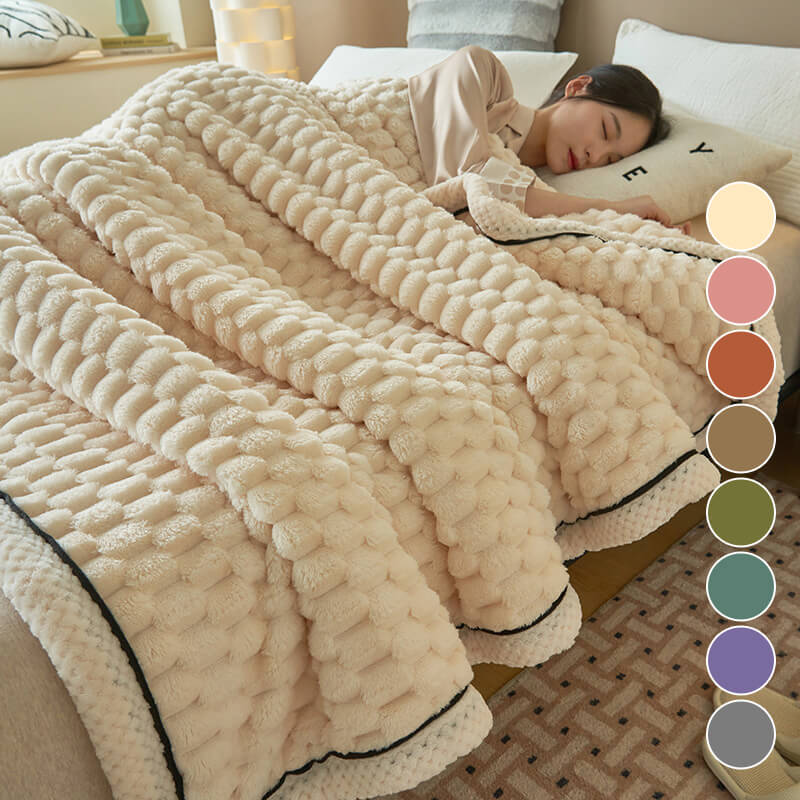 🎊Nuevos productos para el nuevo año. 🎊[Regalo cálido] Manta de franela gruesa y cálida (50 % de descuento)