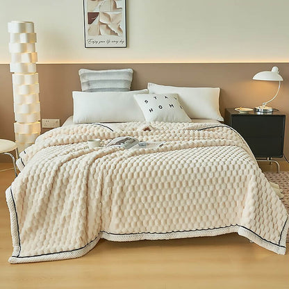 🎊Nuevos productos para el nuevo año. 🎊[Regalo cálido] Manta de franela gruesa y cálida (50 % de descuento)