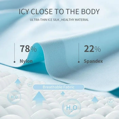 🎁Vente chaude 2024🎁Sous-vêtements respirants en soie glacée pour hommes
