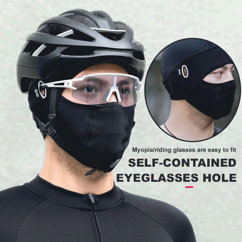 Ideaal cadeau - fietser kap met gezichtsbescherming gemaakt van eier