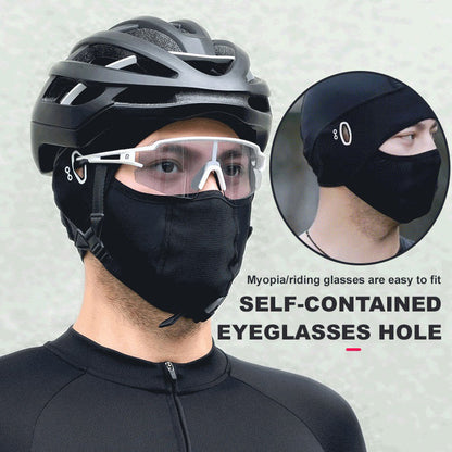 Ideaal cadeau - fietser kap met gezichtsbescherming gemaakt van eier