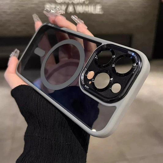 Custodia magnetica antiurto colorata per iPhone📱✨