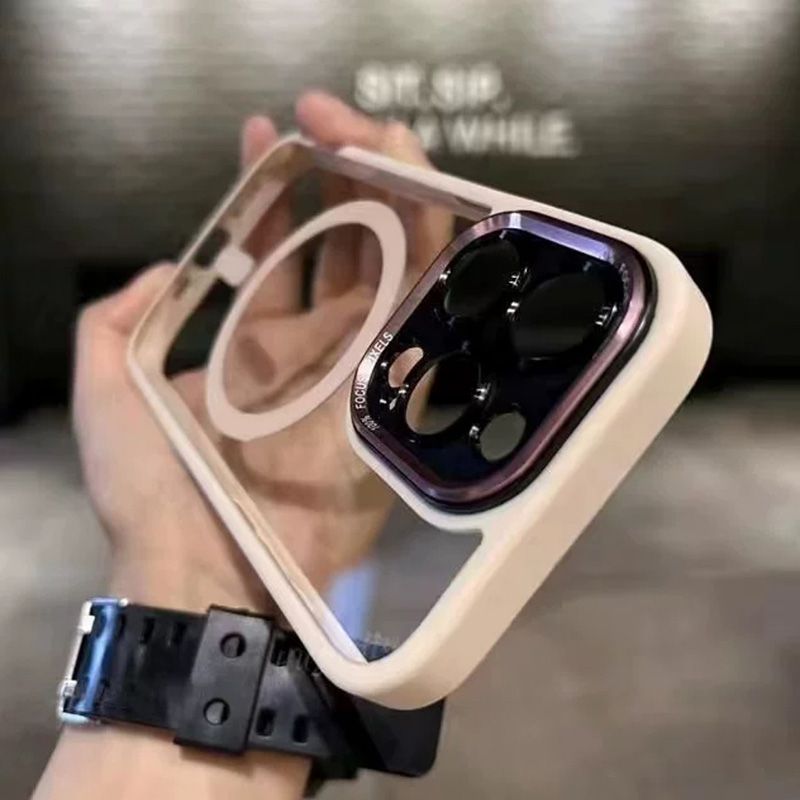 Custodia magnetica antiurto colorata per iPhone📱✨