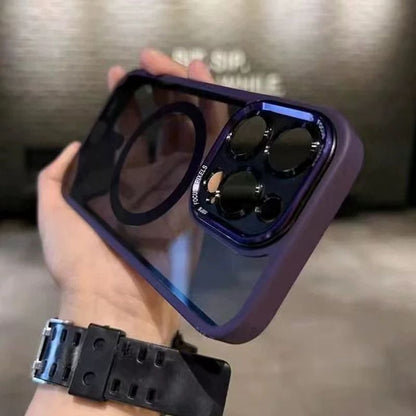 Custodia magnetica antiurto colorata per iPhone📱✨