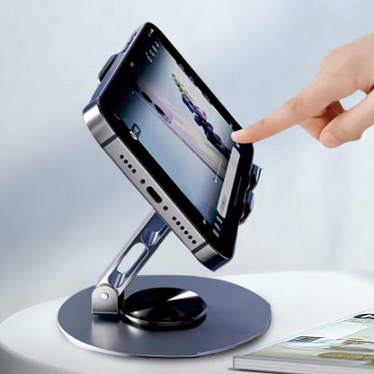 Porte-métal rotatif à 360 degrés et pliable pour téléphone et tablette