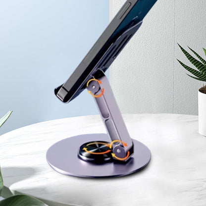 Porte-métal rotatif à 360 degrés et pliable pour téléphone et tablette