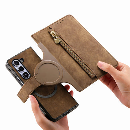 Verwijderbare magnetische portemonnee telefoonschaal
