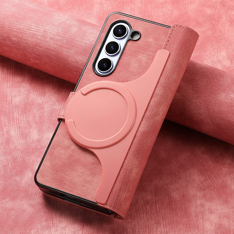 Verwijderbare magnetische portemonnee telefoonschaal