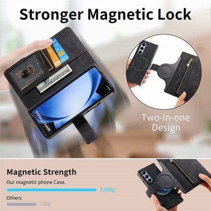 Verwijderbare magnetische portemonnee telefoonschaal