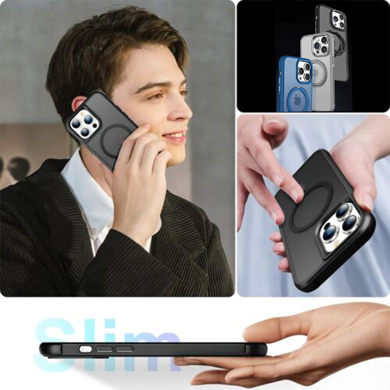 Custodia per cellulare magnetico stand -drop stabile per iPhone