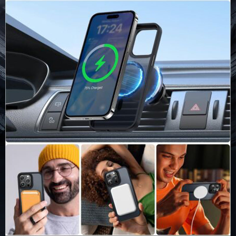 Custodia per cellulare magnetico stand -drop stabile per iPhone